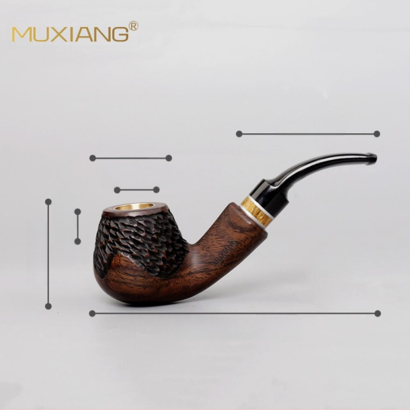 Puitunud roosipuust piip, kolmeotstarbeline, kuivpiip, suitsetamistarvikud, hulgimüügi tubakakott, filtreeritud täispuidust piip, sandlipuu