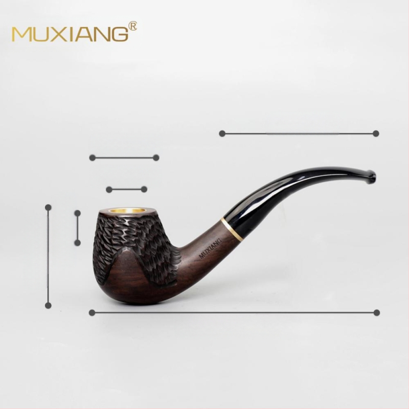 Puitunud roosipuust piip, kolmeotstarbeline, kuivpiip, suitsetamistarvikud, hulgimüügi tubakakott, filtreeritud täispuidust piip, sandlipuu