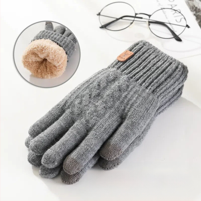 Fliisvoodriga paksendatud puutetundliku ekraaniga kindad talviseks õuesõiduks Kirde-Eesti külmakindlad jalgrattasõidu unisex õpilaste paksud kindad armastajatele