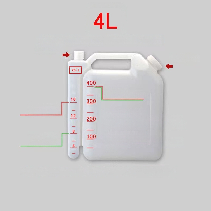 Paksendatud õlikann 4S töökoja autode ja laevade määrdeõli plastist pika otsikuga õlikann õlikann skaala ja kaanega õlihaaratsiga