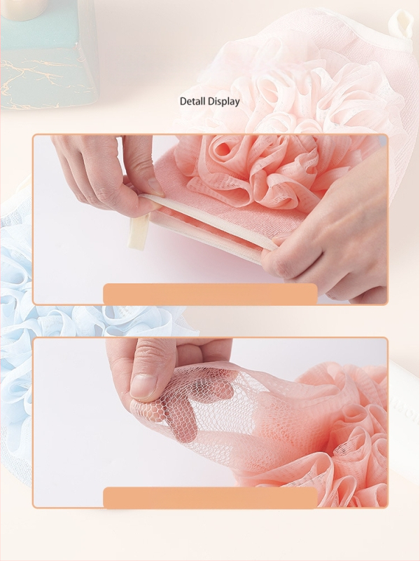 ♤ Hulgimüük kaheotstarbeline vannirätik kaks-ühes mittekahjustav nahavannirätik peene liivaga pehme vannikinnas seljale hõõrumiseks