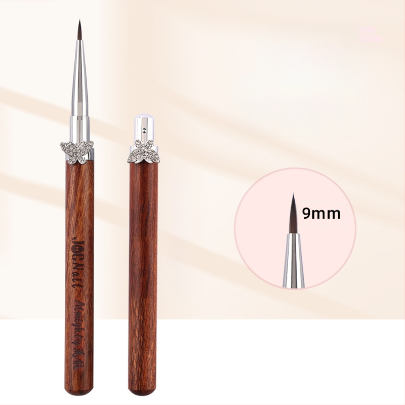 Kardamono žvaigždės formos drugelio nagų dailės teptukų rinkinys, dideli ir maži apvalūs fototerapijos teptukai, specialūs teptukai gėlių dažymui, linijų piešimui, gradientui, universalus rašiklis