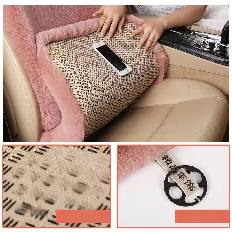 Talvine autoistmepadi, tasuta sidumine, soe universaalne istmepadi, küülikukarva imitatsioon, libisemiskindel, paksendatud autoistmepadi, hulgimüük, autopadi