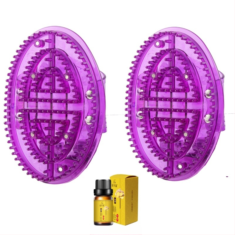 Mitmekülgne hari eeterliku õli massaažihari kehale universaalne süvenduskõht kõhu kraapimine Kaljukitse pehme hari magnetilise viieelemendilise silikooniga