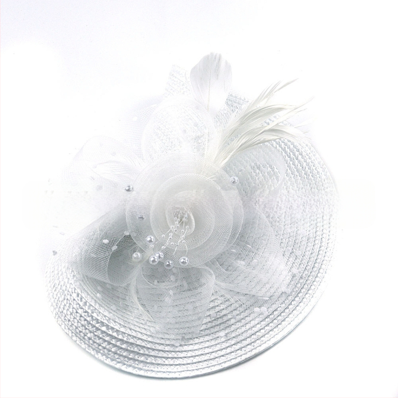 Populaarsed Amazoni väikesed mütsid, Euroopa ja Ameerika pruudi peakatted, Halloweeni võrgusilma sulgedest juuste aksessuaarid, džokiklubi müts