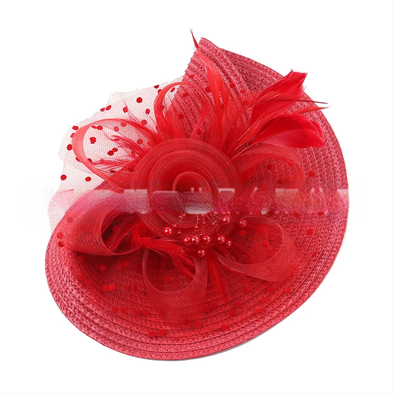 Populaarsed Amazoni väikesed mütsid, Euroopa ja Ameerika pruudi peakatted, Halloweeni võrgusilma sulgedest juuste aksessuaarid, džokiklubi müts