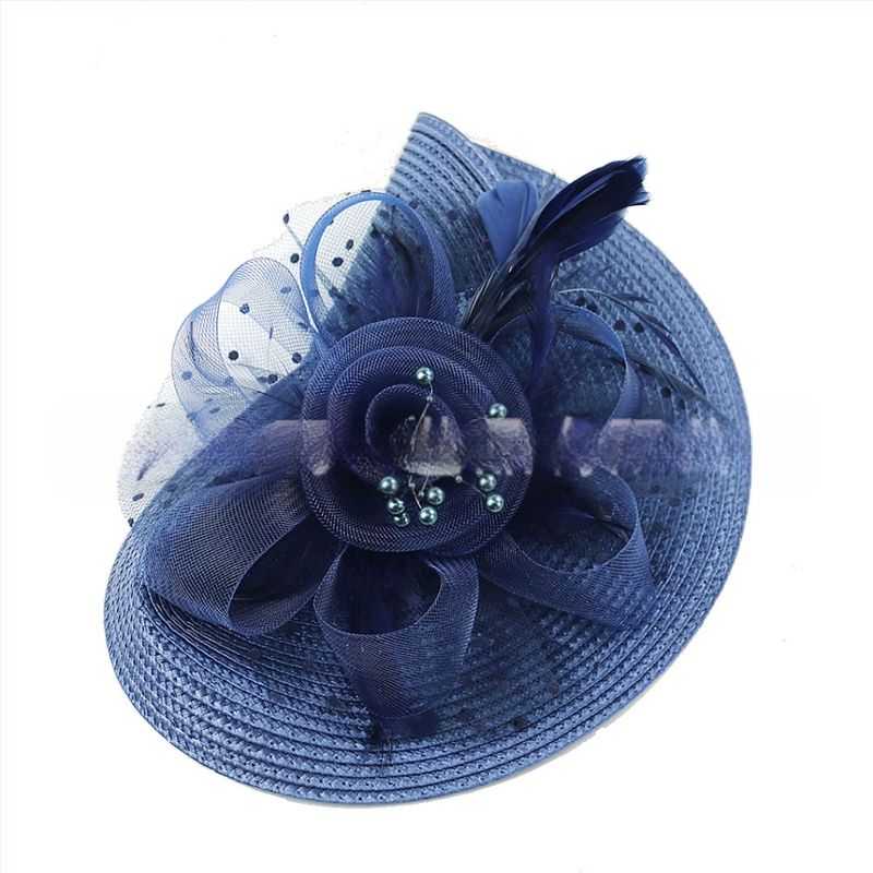 Populaarsed Amazoni väikesed mütsid, Euroopa ja Ameerika pruudi peakatted, Halloweeni võrgusilma sulgedest juuste aksessuaarid, džokiklubi müts