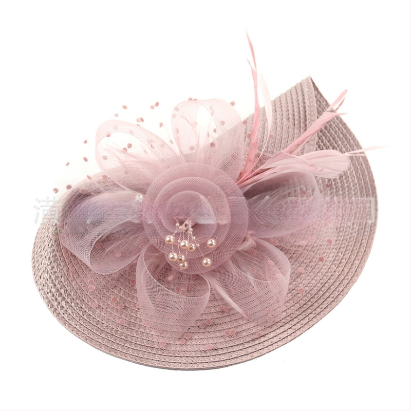 Populaarsed Amazoni väikesed mütsid, Euroopa ja Ameerika pruudi peakatted, Halloweeni võrgusilma sulgedest juuste aksessuaarid, džokiklubi müts