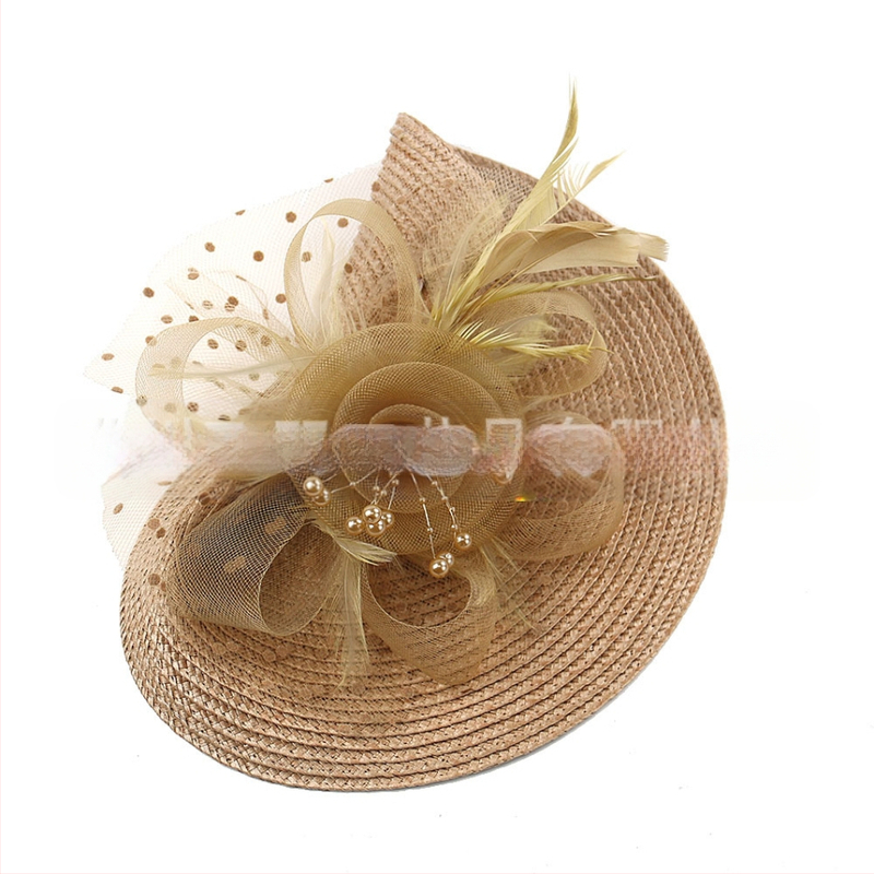 Populaarsed Amazoni väikesed mütsid, Euroopa ja Ameerika pruudi peakatted, Halloweeni võrgusilma sulgedest juuste aksessuaarid, džokiklubi müts