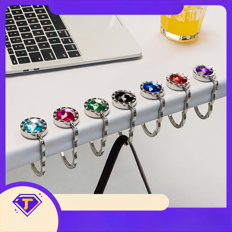 Ümmargune akrüülkonks, õpilaslaua külgkonks, kristallkoti riidepuu, kokkupandav kotikonks, sulamist, moodne ja lihtne