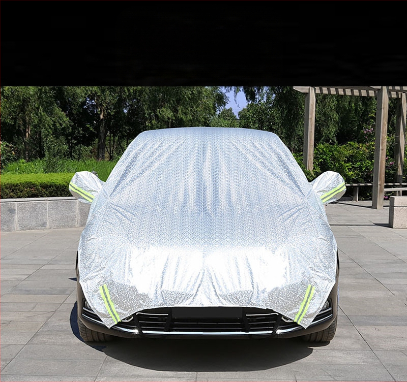 190t poliesterio tafta 210D Oksfordo audinys automobilio pusapdangalas automobilio uždangalas automobilio uždangalas nuo saulės priekinio stiklo uždangalas apsauga nuo saulės ir šilumos izoliacija