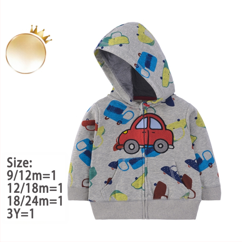 Tehase piiriülene uus unisex laste kampsun kevadel ja sügisel lastele lääne stiilis vabaaja kapuutsiga särk, beebijakk