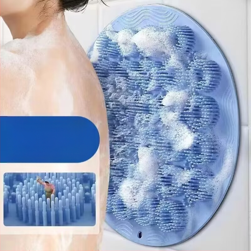 Silikoonist vannimatt laiskadele inimestele selja hõõrumiseks abi küsimata, vannimassaaži selja hõõrumismatt, iminapaga seinamatt jalale