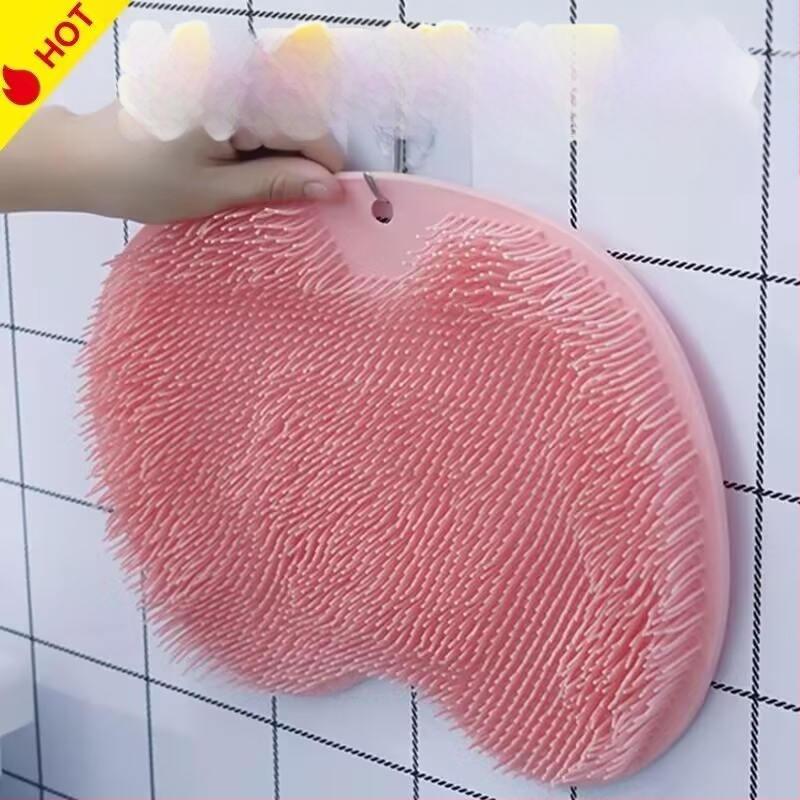 Silikoonist vannimatt laiskadele inimestele selja hõõrumiseks abi küsimata, vannimassaaži selja hõõrumismatt, iminapaga seinamatt jalale