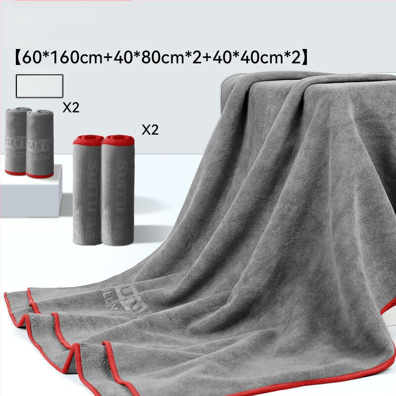 B Autopesurätik, eriti suur ja paks, klaasipuhastusrätik, imav, ebemevaba, salongi puhastuslapp, triibuvaba