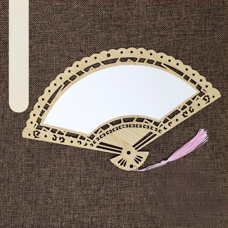 Klassikaline õõnes Xuan paberventilaator kahepoolne tühi isetegemise hiina maali käsitsi maalitud kalligraafia poolküpsetatud ventilaator õueventilaator