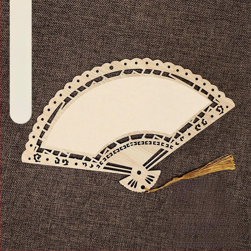 Klassikaline õõnes Xuan paberventilaator kahepoolne tühi isetegemise hiina maali käsitsi maalitud kalligraafia poolküpsetatud ventilaator õueventilaator