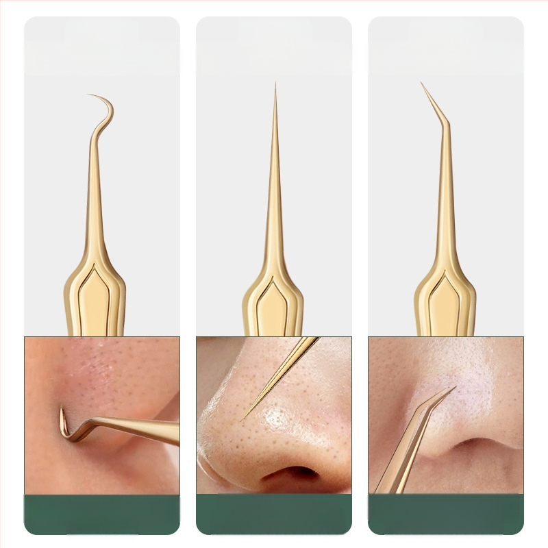 Εξωτερικό εμπόριο βελόνας ακμής κοστούμι κλιπ κυττάρων αφαίρεσης ακμής τσιμπιδάκι μαύρων στιγμάτων εξαιρετικά αιχμηρά εργαλεία λεπτής συμπίεσης ακμής δώρο ομορφιάς δημιουργία