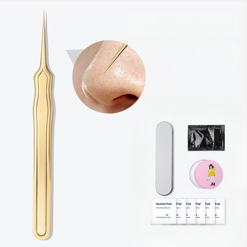 Εξωτερικό εμπόριο βελόνας ακμής κοστούμι κλιπ κυττάρων αφαίρεσης ακμής τσιμπιδάκι μαύρων στιγμάτων εξαιρετικά αιχμηρά εργαλεία λεπτής συμπίεσης ακμής δώρο ομορφιάς δημιουργία