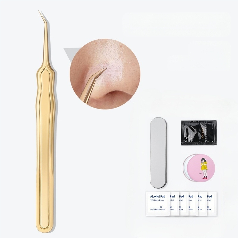 Εξωτερικό εμπόριο βελόνας ακμής κοστούμι κλιπ κυττάρων αφαίρεσης ακμής τσιμπιδάκι μαύρων στιγμάτων εξαιρετικά αιχμηρά εργαλεία λεπτής συμπίεσης ακμής δώρο ομορφιάς δημιουργία