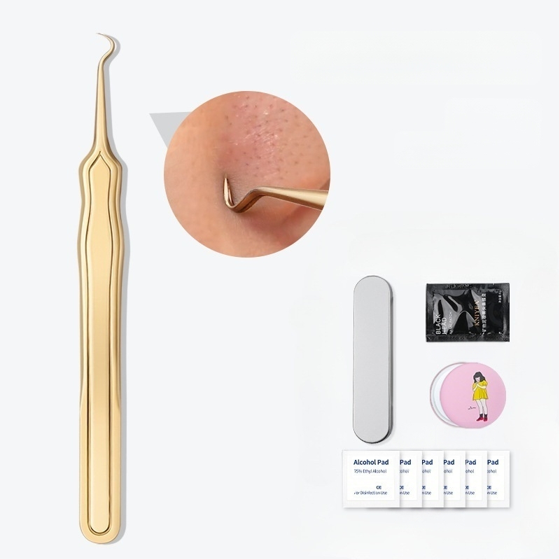 Εξωτερικό εμπόριο βελόνας ακμής κοστούμι κλιπ κυττάρων αφαίρεσης ακμής τσιμπιδάκι μαύρων στιγμάτων εξαιρετικά αιχμηρά εργαλεία λεπτής συμπίεσης ακμής δώρο ομορφιάς δημιουργία