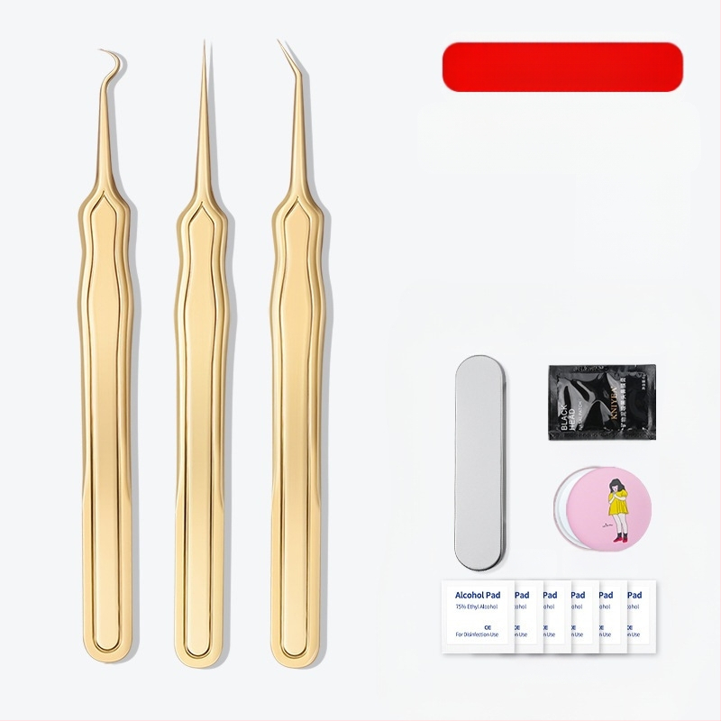 Εξωτερικό εμπόριο βελόνας ακμής κοστούμι κλιπ κυττάρων αφαίρεσης ακμής τσιμπιδάκι μαύρων στιγμάτων εξαιρετικά αιχμηρά εργαλεία λεπτής συμπίεσης ακμής δώρο ομορφιάς δημιουργία