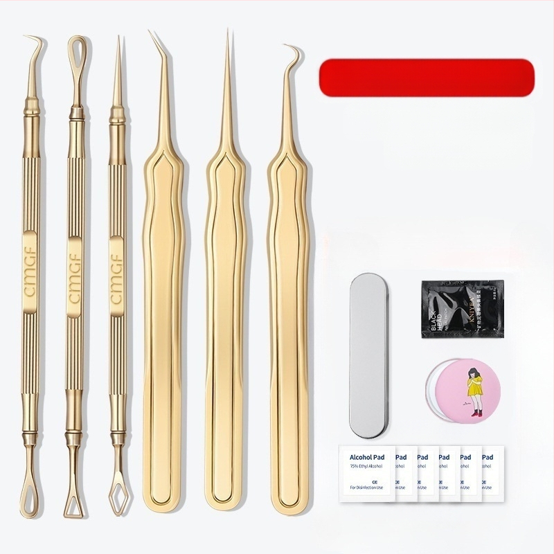 Εξωτερικό εμπόριο βελόνας ακμής κοστούμι κλιπ κυττάρων αφαίρεσης ακμής τσιμπιδάκι μαύρων στιγμάτων εξαιρετικά αιχμηρά εργαλεία λεπτής συμπίεσης ακμής δώρο ομορφιάς δημιουργία
