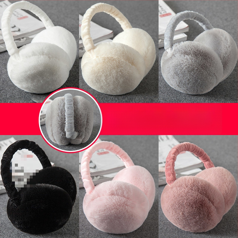 Moteriškos šiltos korėjietiško stiliaus mielos sulankstomos ausinės. Ausinės vyrams, vaikams, žieminėms ausinėms, studentams.