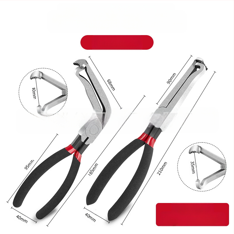 Kliešte na olejové potrubia, Kliešte na drôty, Viacúčelové kliešte, Ističe automobilových potrubí, Kliešte na tesné spoje, Kliešte na oddeľovanie olejových potrubí, Kliešte na vypínanie