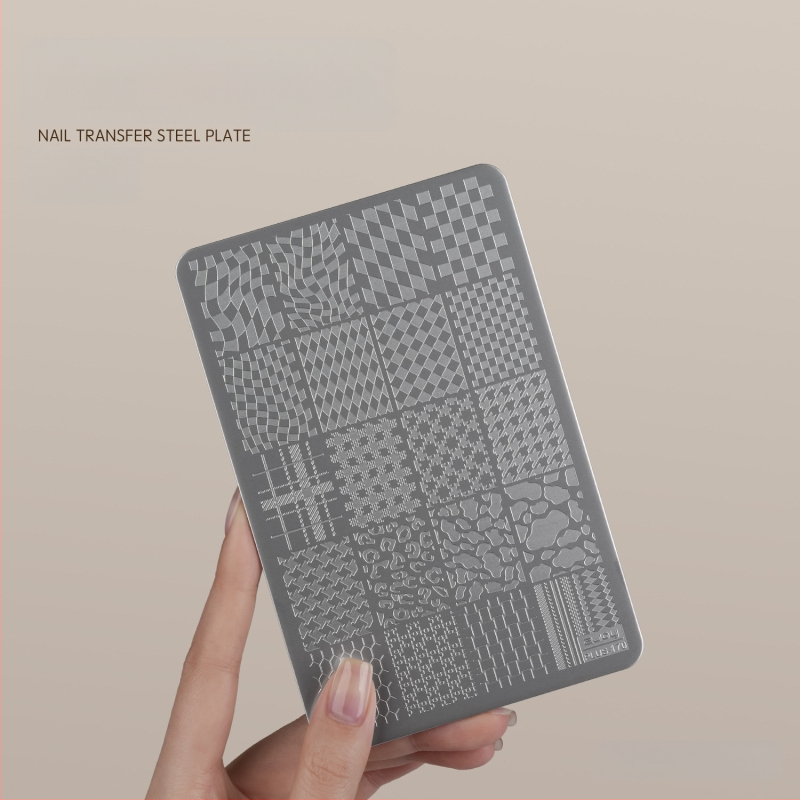 Gaoy Goya küünekunsti trükkimine terasplaadi vorm pitsist liblikamustriga lille Guofeng ülekandetööriist silikoontempel