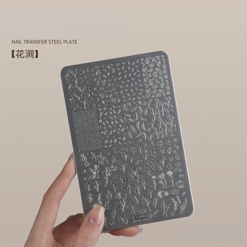 Gaoy Goya küünekunsti trükkimine terasplaadi vorm pitsist liblikamustriga lille Guofeng ülekandetööriist silikoontempel