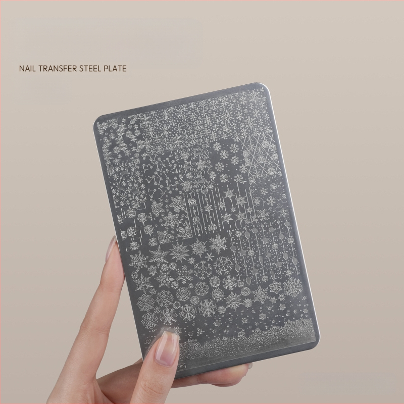 Gaoy Goya küünekunsti trükkimine terasplaadi vorm pitsist liblikamustriga lille Guofeng ülekandetööriist silikoontempel