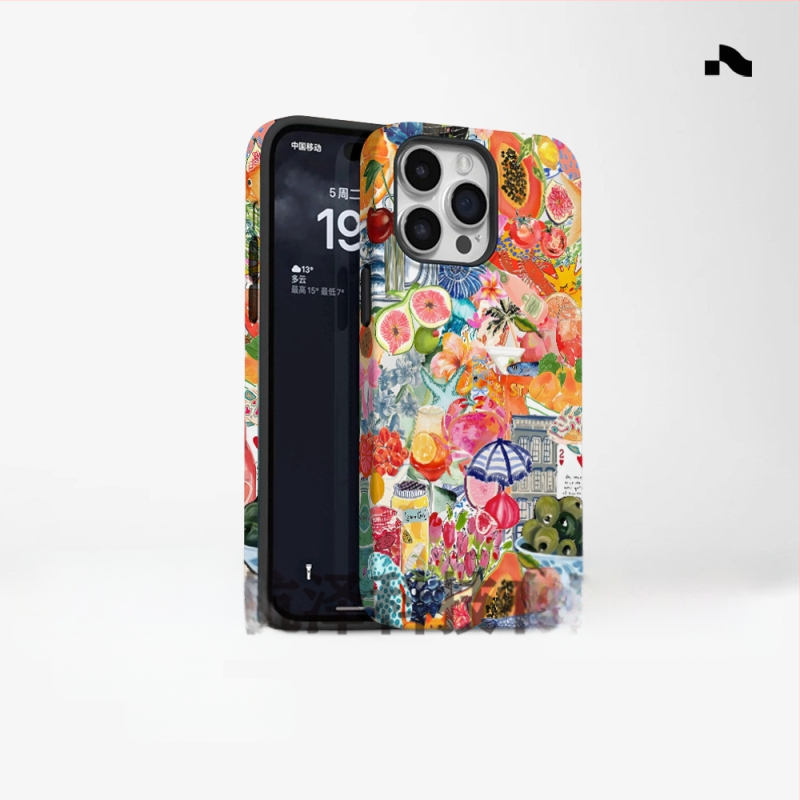 Populiarus užsienio prekybos salos stiliaus telefono dėklas, tinkantis „iPhone 16“, naujo modelio, dviejų viename, „Apple 15 Pm“ smūgiams atsparus apsauginis dangtelis.