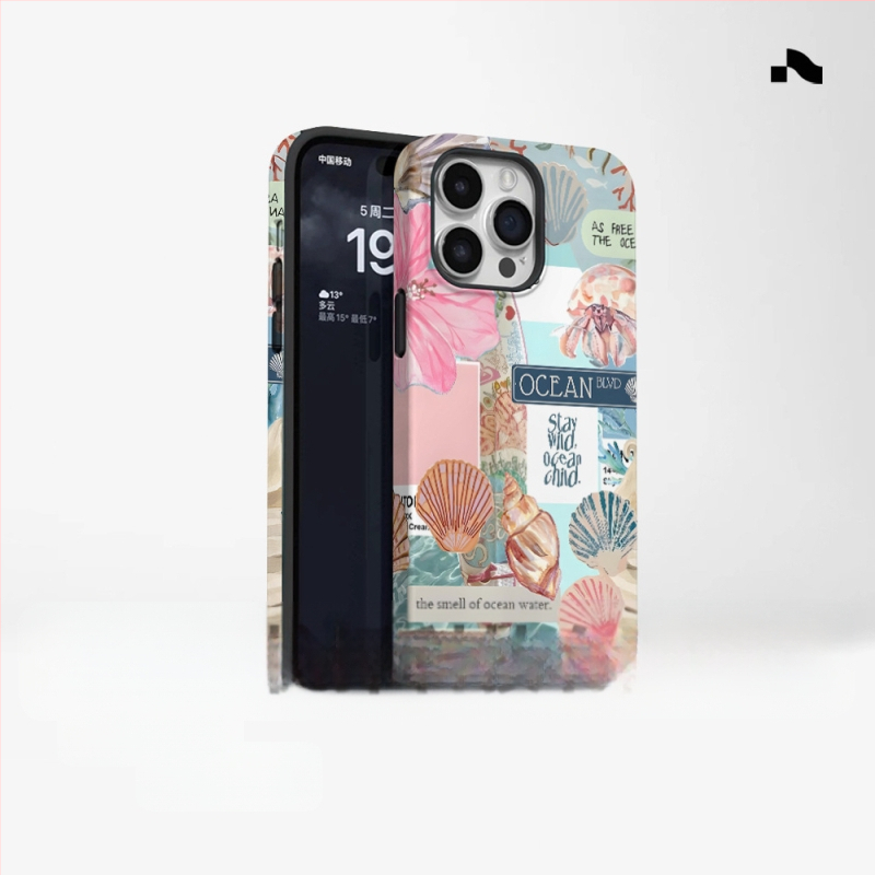 Populiarus užsienio prekybos salos stiliaus telefono dėklas, tinkantis „iPhone 16“, naujo modelio, dviejų viename, „Apple 15 Pm“ smūgiams atsparus apsauginis dangtelis.