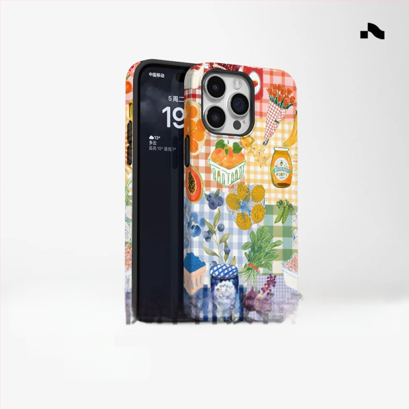 Populiarus užsienio prekybos salos stiliaus telefono dėklas, tinkantis „iPhone 16“, naujo modelio, dviejų viename, „Apple 15 Pm“ smūgiams atsparus apsauginis dangtelis.