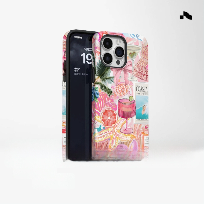 Populiarus užsienio prekybos salos stiliaus telefono dėklas, tinkantis „iPhone 16“, naujo modelio, dviejų viename, „Apple 15 Pm“ smūgiams atsparus apsauginis dangtelis.