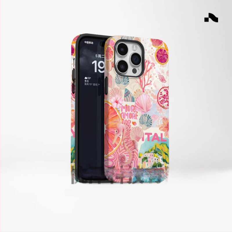 Populiarus užsienio prekybos salos stiliaus telefono dėklas, tinkantis „iPhone 16“, naujo modelio, dviejų viename, „Apple 15 Pm“ smūgiams atsparus apsauginis dangtelis.