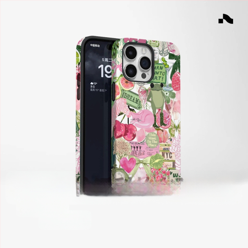 Populiarus užsienio prekybos salos stiliaus telefono dėklas, tinkantis „iPhone 16“, naujo modelio, dviejų viename, „Apple 15 Pm“ smūgiams atsparus apsauginis dangtelis.