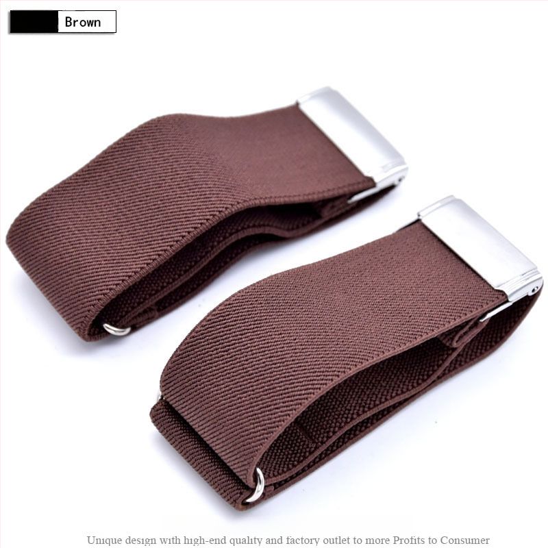 Suaugusiems skirti vyriški ir moteriški marškinių raiščiai, neslystantys dirželiai, universalūs rankogaliai, stilingi elastiniai raiščiai, europietiški ir amerikietiški rankovių žiedai, reguliuojami