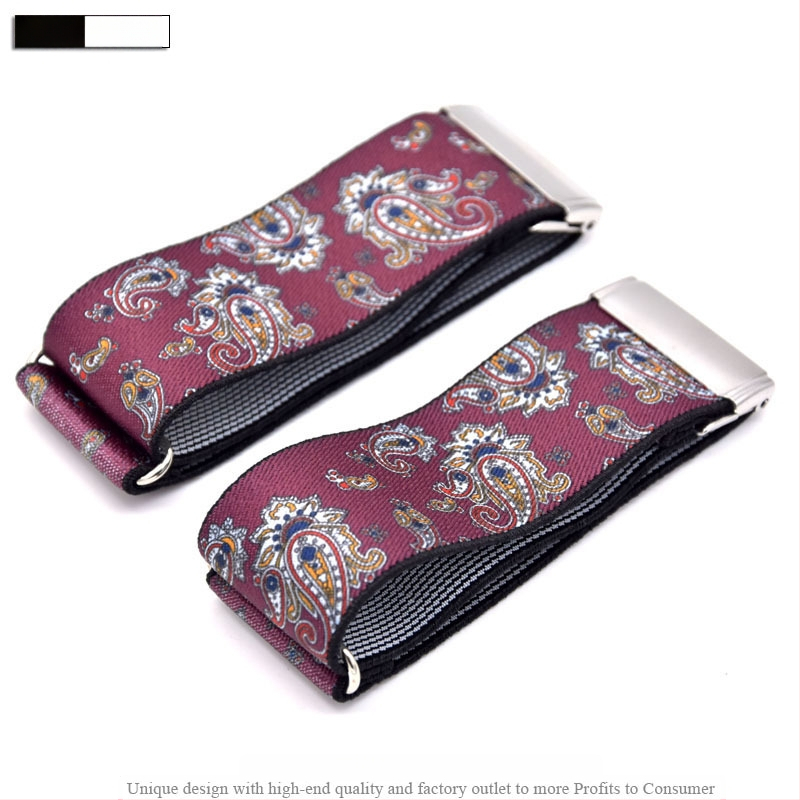 Suaugusiems skirti vyriški ir moteriški marškinių raiščiai, neslystantys dirželiai, universalūs rankogaliai, stilingi elastiniai raiščiai, europietiški ir amerikietiški rankovių žiedai, reguliuojami