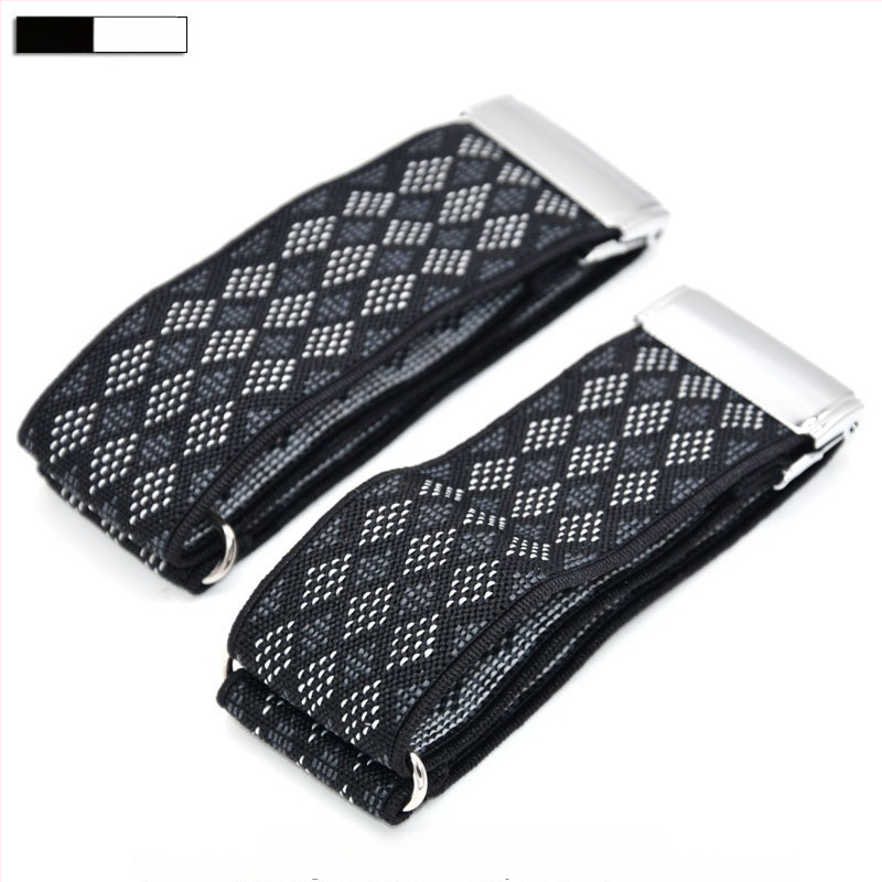 Suaugusiems skirti vyriški ir moteriški marškinių raiščiai, neslystantys dirželiai, universalūs rankogaliai, stilingi elastiniai raiščiai, europietiški ir amerikietiški rankovių žiedai, reguliuojami