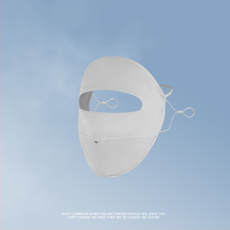 Täisnäo päikesekaitsekreem UV-kaitsega jääsiidist näomask ratsutavatele naistele päikesevarju näole Gini kaelale näo silmanurga mask