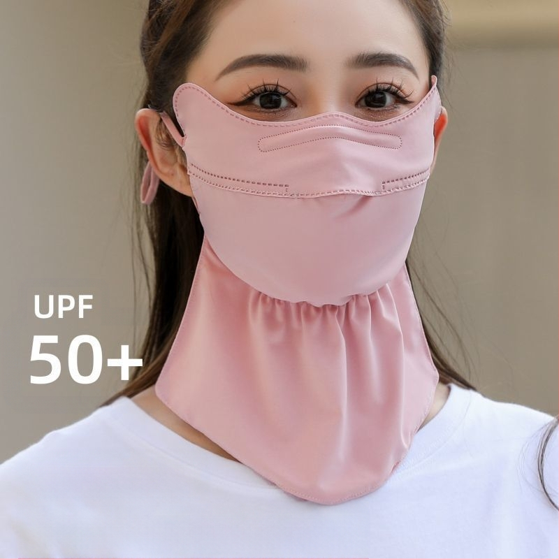 Suvine jääsiidist päikesekaitsekreemmask, kaelakaitse, päikesekaitse, UV-kaitse, hingav 3D-stereosilmakaitsega välistingimustes kasutatav päikesekaitsemask