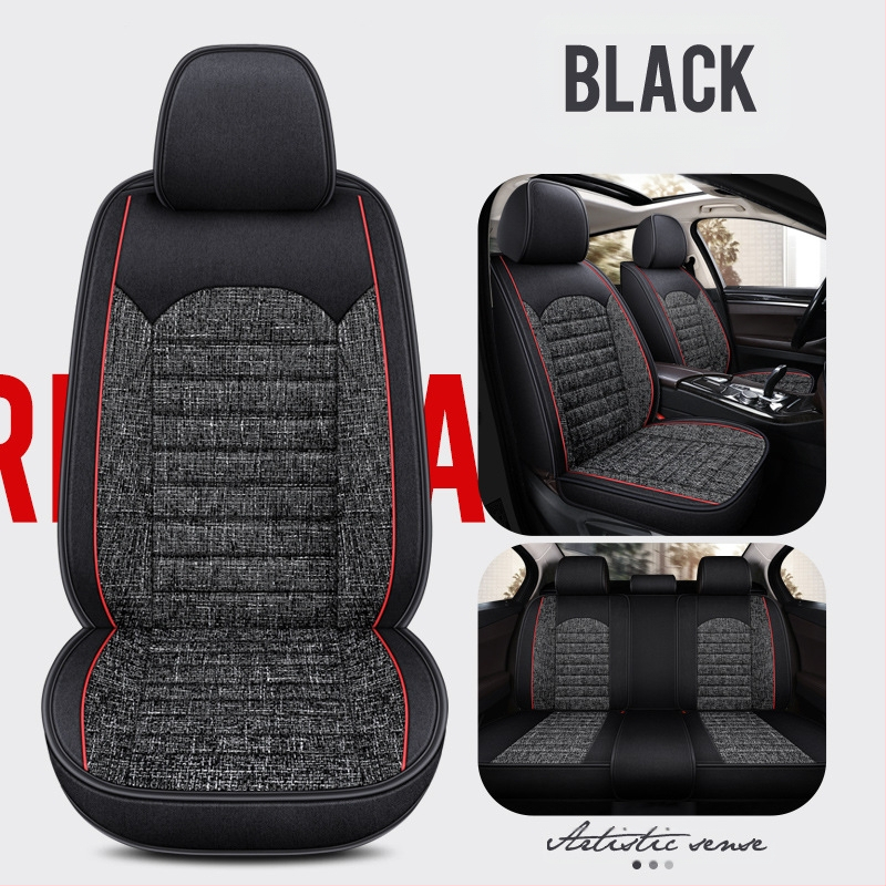 23 uut kõikehõlmavat neljavärvilist jämedat kanepist autoistmepatja. Four Seasons viiekohaline universaalne istmepadi, hulgimüügiekspordi põlvkond.