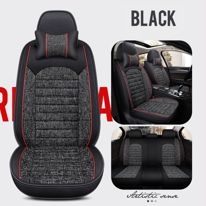 23 uut kõikehõlmavat neljavärvilist jämedat kanepist autoistmepatja. Four Seasons viiekohaline universaalne istmepadi, hulgimüügiekspordi põlvkond.