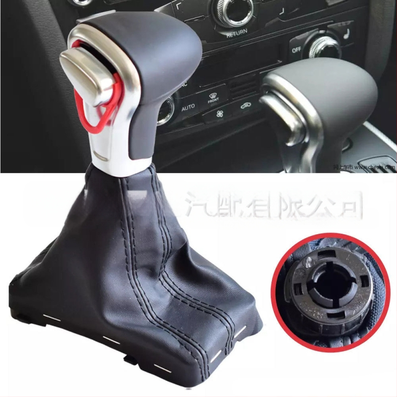 Sobib Audi A3 A4 B8 A5 A6 C6 Q5 automaatkäigukasti käigukangi tolmukattega käsikuuliga käigukangile