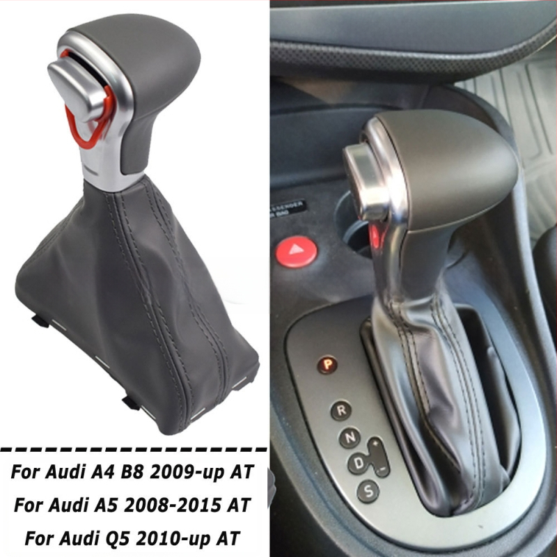 Sobib Audi A3 A4 B8 A5 A6 C6 Q5 automaatkäigukasti käigukangi tolmukattega käsikuuliga käigukangile