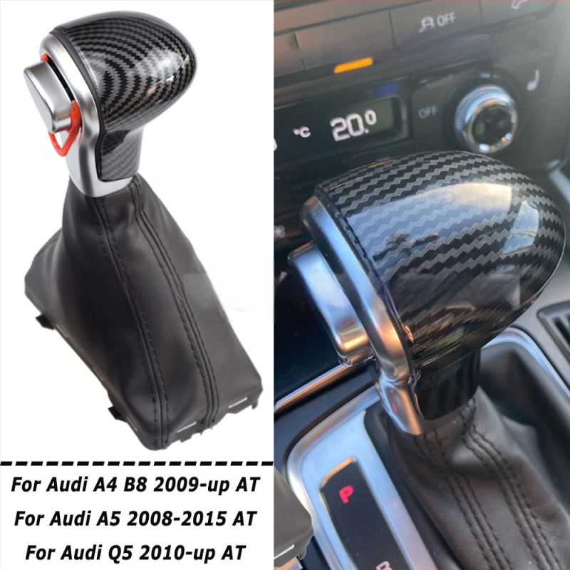 Sobib Audi A3 A4 B8 A5 A6 C6 Q5 automaatkäigukasti käigukangi tolmukattega käsikuuliga käigukangile