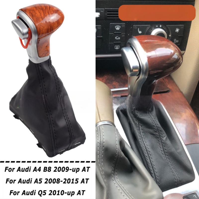 Sobib Audi A3 A4 B8 A5 A6 C6 Q5 automaatkäigukasti käigukangi tolmukattega käsikuuliga käigukangile