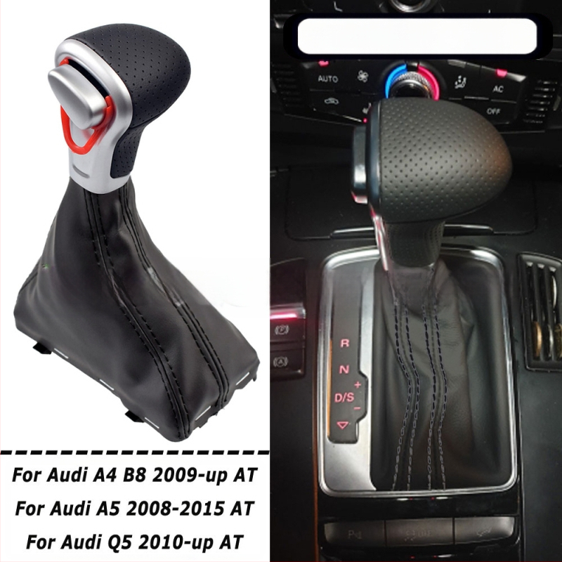 Sobib Audi A3 A4 B8 A5 A6 C6 Q5 automaatkäigukasti käigukangi tolmukattega käsikuuliga käigukangile